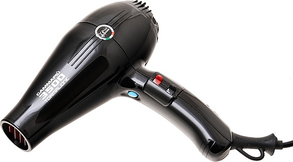 Фен для волос с турмалиновым покрытием черный мощность 2100-2500 Квт