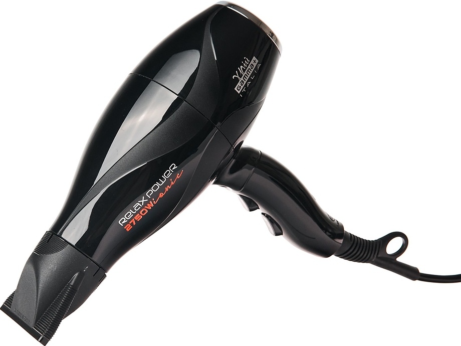 Фен для волос с ионизацией черный  мощность 2350-2750 Квт