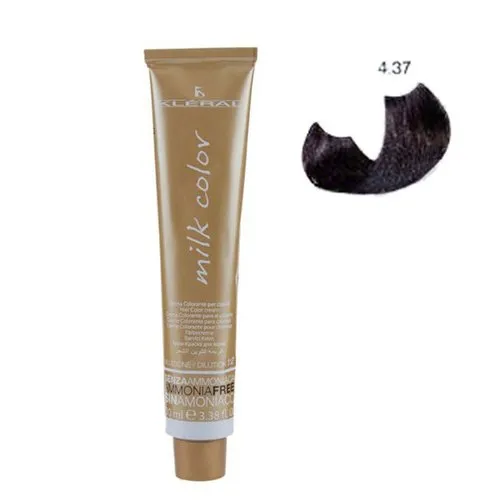 MILK COLOR 100 ml №4.37/Краска для волос без  аммиака 100 мл №4.37*