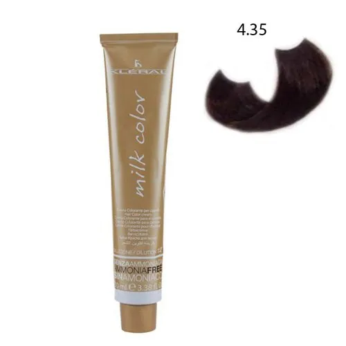 MILK COLOR 100 ml №4.35/Краска для волос без  аммиака 100 мл №4.35*