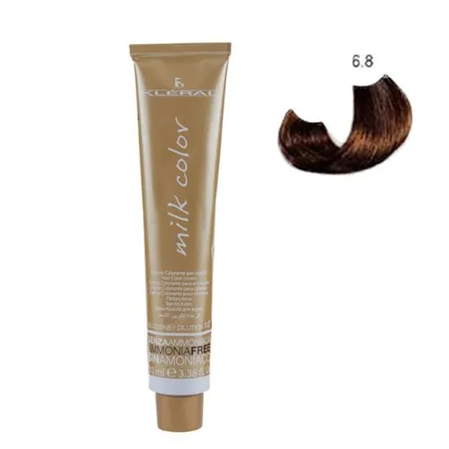 MILK COLOR 100 ml №6.8/Краска для волос без  аммиака 100 мл № 6.8*