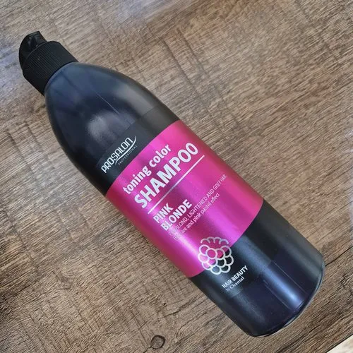 Шампунь тонирующийпастельно-розовый Professional PinkBlonde 500гр PROSALON