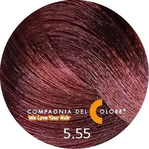 Краска CDC №5.55  Светло-коричневый махагон